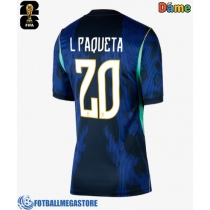 Fotballdrakt Dame Brasil Lucas Paqueta #20 Bortedrakt VM 2026 Kortermet
